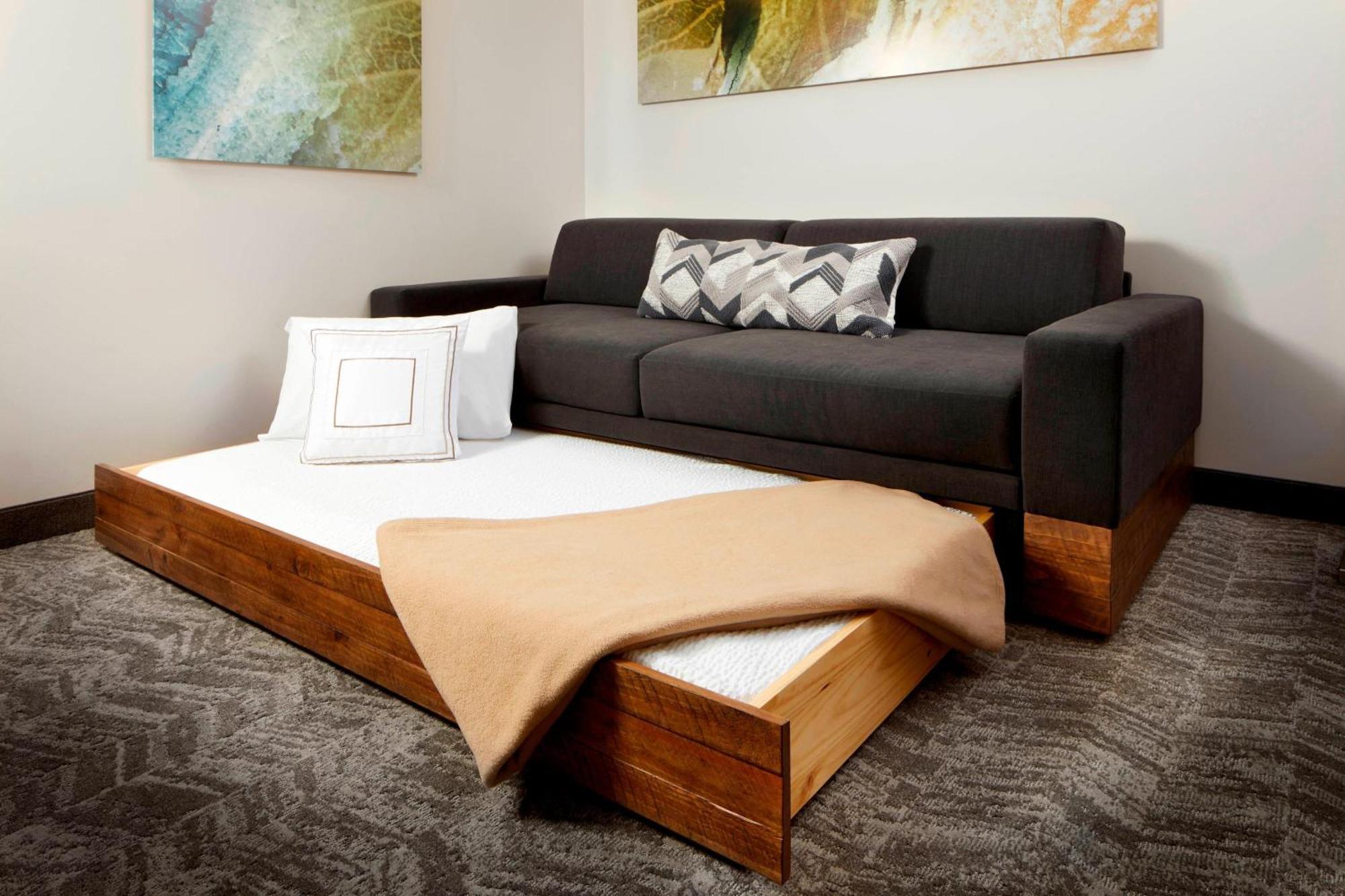 King Suite with Courtyard View, Bathtub and Trundle Sofa - Mobility Access/Hearing Accessible