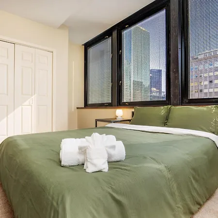 Luxe City Views Prime Location 8Th Floor Panoramic Views Fast Wifi 24-7 Gym Lounge Roku-3